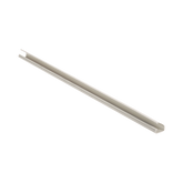Canaleta LD5 de PVC rígido, con cinta adhesiva para instalación sin herramientas, 26 x 15 x 1828.8 mm, Color Blanco Mate